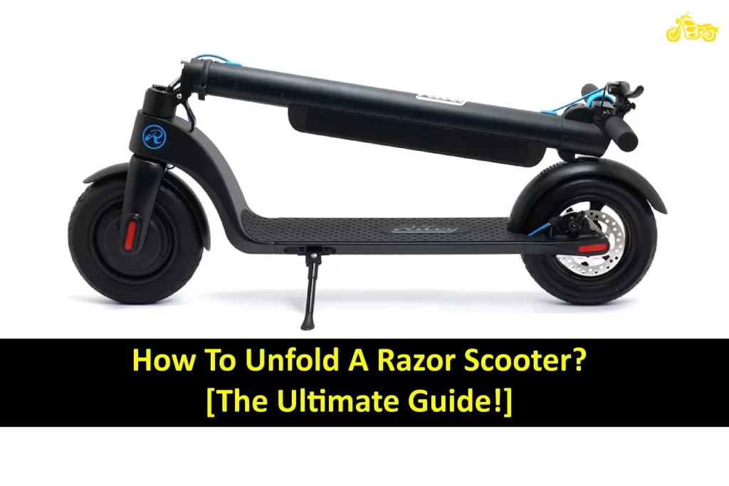 how to unfold razor scooter